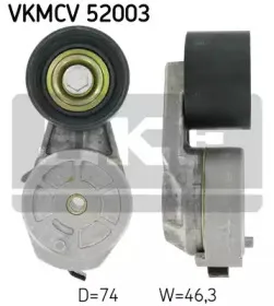 VKMCV 52003 SKF Натяжной ролик, поликлиновойремень